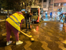 Programul de spălare a străzilor din Sectorul 3 continuă