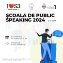 „Școala de Public Speaking” caută cursanți printre tinerii din Sectorul 3