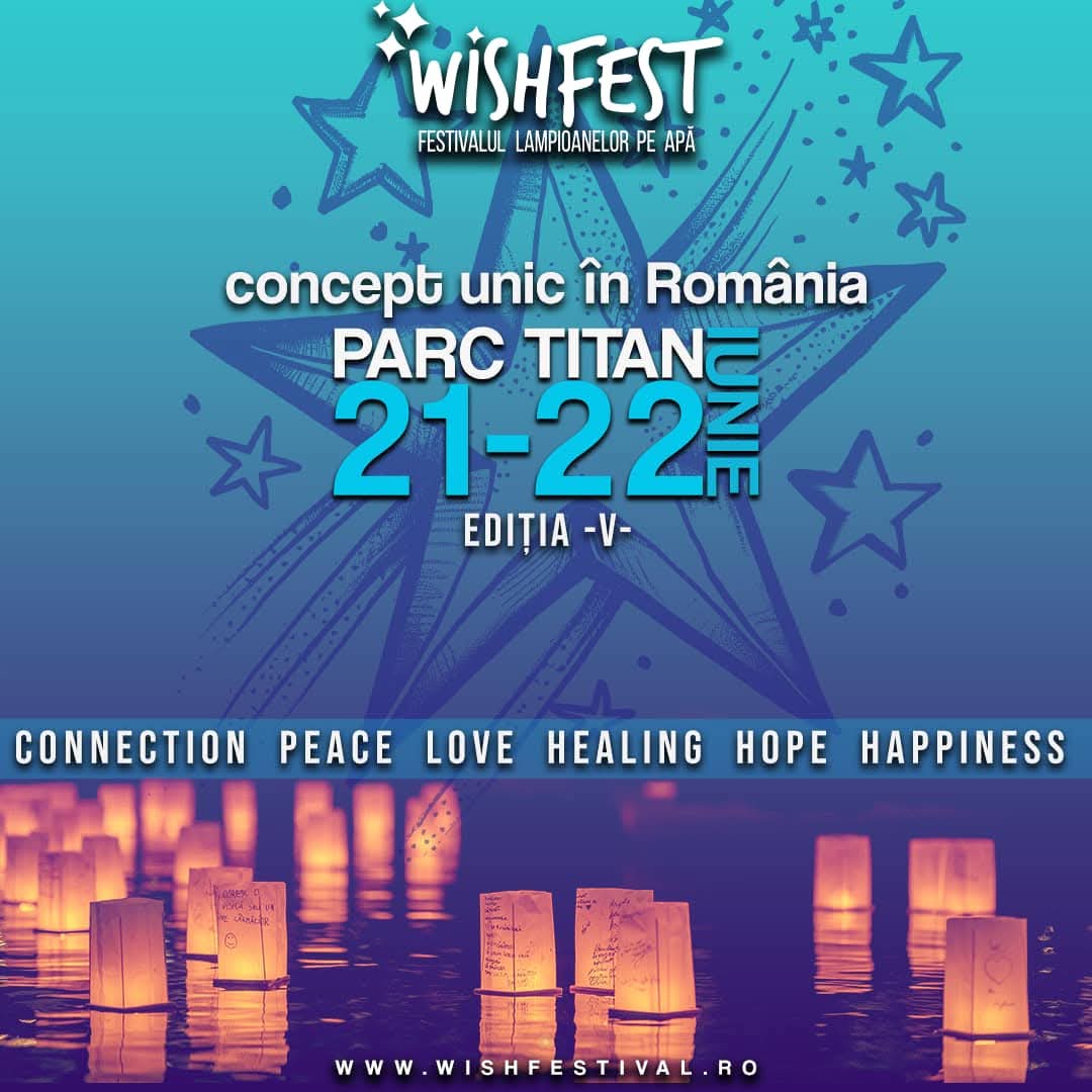 WishFest, pe 21 și 22 iunie!  Mii de lampioane și dorințe vor pluti pe lacul Titan