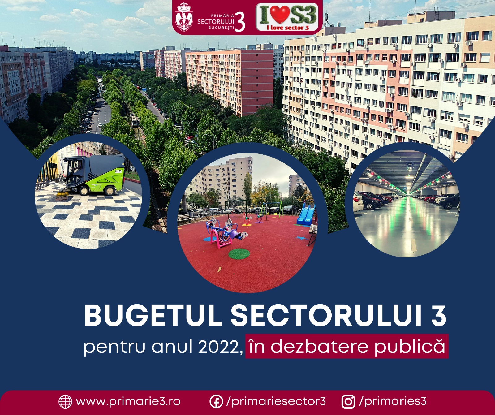 Bugetul Sectorului 3, pus în dezbatere publică
