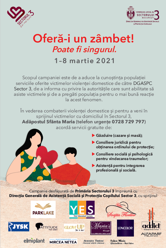 Campania „OFERĂ-I UN ZÂMBET! POATE FI SINGURUL”