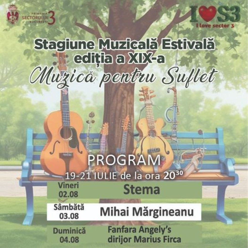 Combinații sonore inedite la „Stagiunea muzicală estivală” în acest weekend