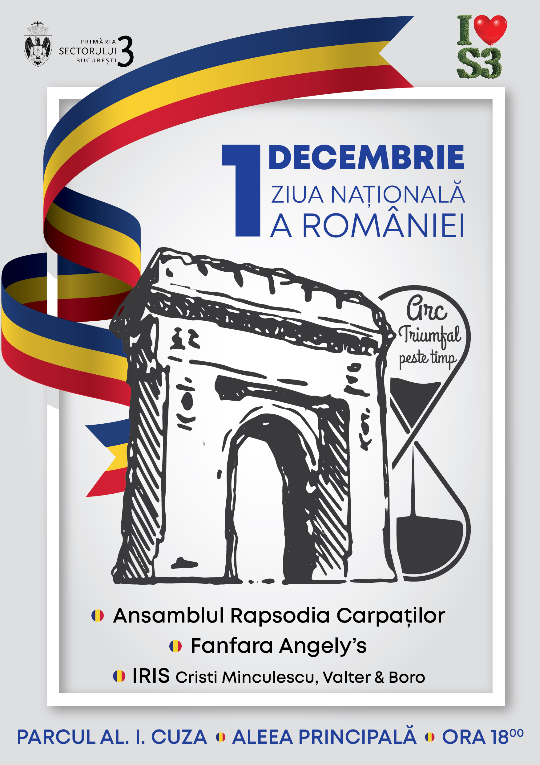 1 Decembrie 2022 Ziua Națională a României Arc triumfal peste timp