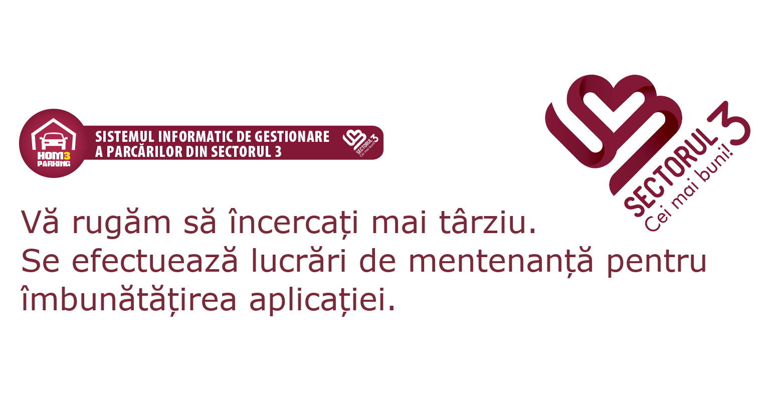 Mesaj mentenanță